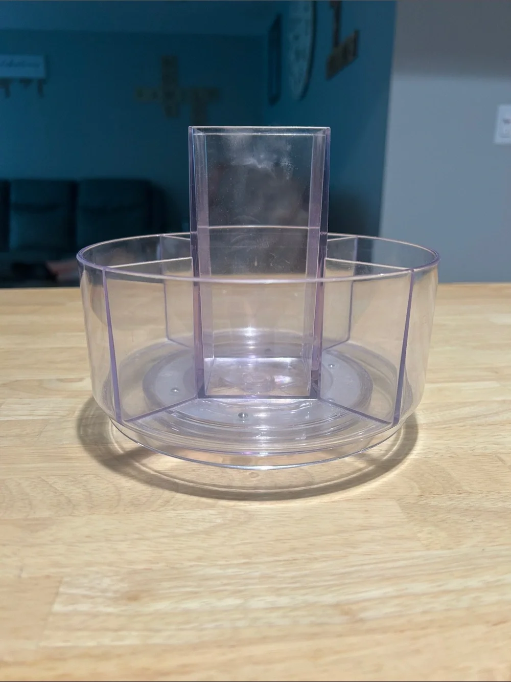 Clear Acrylic Rotating Organizer